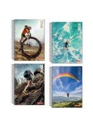 CADERNO UNIVERSITARIO 160FLS CD ONLY 10X1 UN.