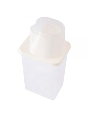 POTE HERMETICO MEDIDOR PLASTICO 850ML 9X6,7X21CM UN. CLINK