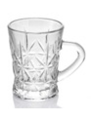 XICARA DE VIDRO 95ML UN. GM GOLD