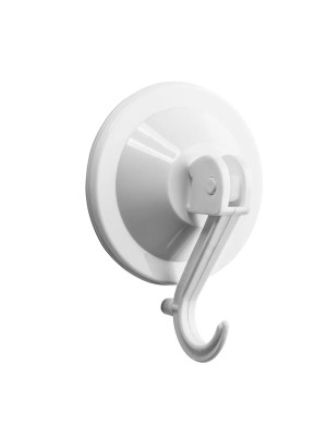 GANCHO DE PLASTICO PARA PAREDE COM VENTOSA 7,5CX10,5CM UN. MADO