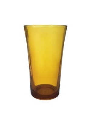 COPO AMBER VIDRO SODA LIME 280ML UN. CASCAVEL