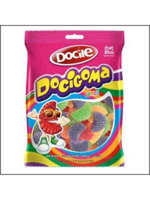 BALA DE GOMA DOCIGOMA GOMOS SORTIDOS 160G UN. DOCILE