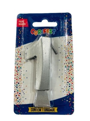 VELA CONCEPT METALLIC PRATA N 1 - (4589) UN. CURIFEST