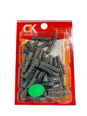 BUCHAS PLAST. 6MM C/40 UN.