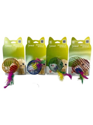 BRINQUEDO PARA GATO DE POLIESTER E METAL 7CM UN. RIO TIJUCAS