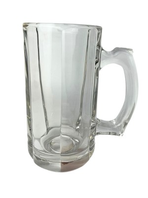 CANECA DE VIDRO 350ML 14,5X11CM UN.