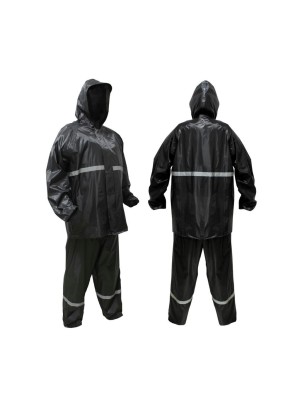 CAPA DE CHUVA 0.18MM PVC PARA MOTOQUEIRO C/ CAPUZ UN. INGA