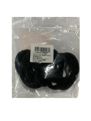 ELASTICO DE CABELO RABICO ELASTICO PRETO C/8PCS UN. RABICO DL
