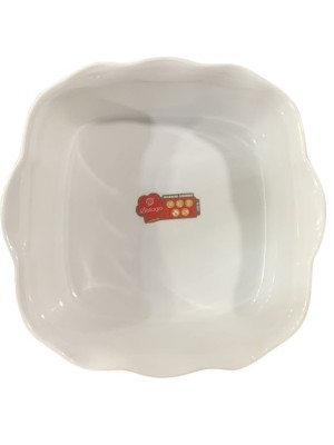SALADEIRA ALTA DE MELAMINA M 25X25X9CM UN. BELLAGIO