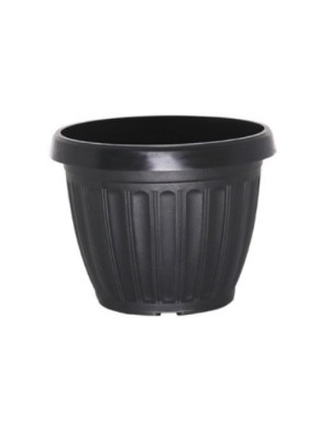 VASO GREGO PRETO 15X18CM UN. ARIPLAS