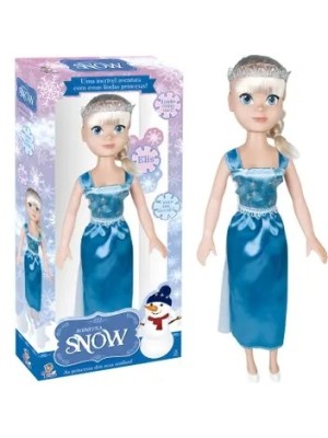 BONECA AVENTURA SNOW ELIS 50CM UN. MISTER BRINQUE