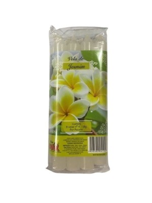VELA PERFUMADA N 4 JASMIM 8PCS 18G UN. VELAS MAX