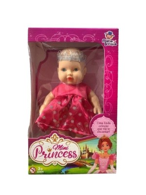 BONECA MINI PRINCESS COROA 16X7,2X26CM UN. MISTER BRINQUE