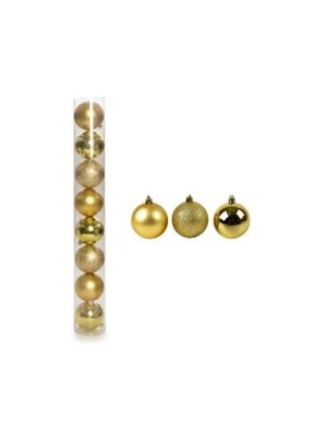 BOLA NATAL 5CM PCT COM 10 UNID CORES SORTIDAS UN. TOP IMPORTADORA