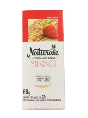 CEREAIS BAR. 66G C/3 MORANGO UN. NATURALE