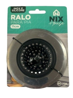 RALO DE PIA INOX E SILICONE 11CM UN.