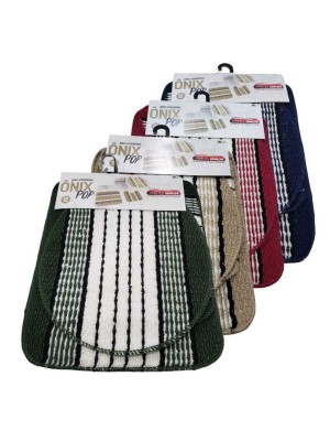 TAPETE DE BANHEIRO CONJ. MEXICANO C/3 PCS UN.