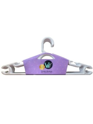 CABIDE NAPOLI CONJ C/8PCS BRANCO UN.