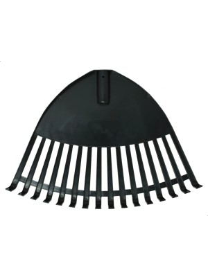 VASSOURA PLASTICA PARA JARDIM N16 PRETO 36,5X27,5CM UN.