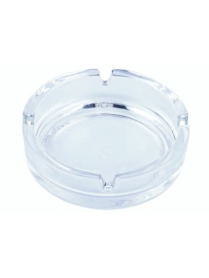 CINZEIRO DE VIDRO ROTANA ASHTRAY 10,5CM CONJ C/2PCS UN.