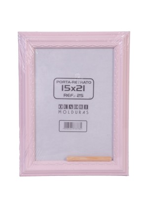 PORTA RETRATO DE MADEIRA POP 15X21CM UN. BUM REPRESENTAÇÕES