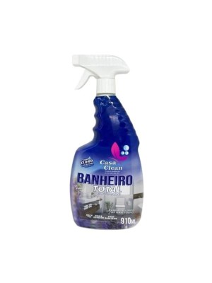 LIMPADOR BANHEIRO TOTAL 910ML CASA CLEAN UN. MIL MILHAS