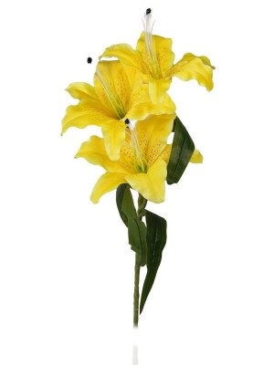 HASTE LÍRIO 3 FLORES 70CM UN. CIA FLOR