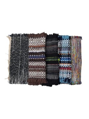 Tapete Malha com Fio Grande 42x1,24m Artesanal Decorativo para Sala, Quarto e Corredor