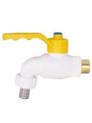 TORNEIRA ESFERA LATAO E PVC 13X9,5X4CM UN.