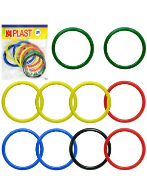 ARGOLA COLORIDA C/10PCS UN.
