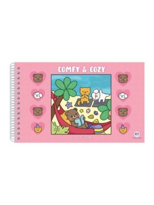 LIVRO PARA COLORIR COMFY AND COZY PINK UN.