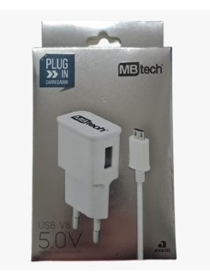 CARREGADOR V8 COMPLETO 1.0A C/CABO UN.