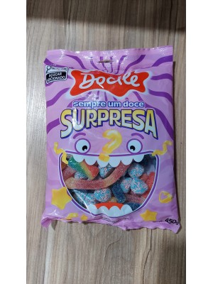 BALA DE GELATINA, GOMA E REGALIZ 450G FORMATOS E SABORES SORTIDOS UN.