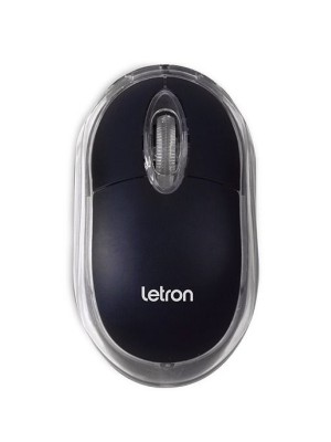 MOUSE USB 3 BOTOES 800 DPI L-BLACK LETRON UN.