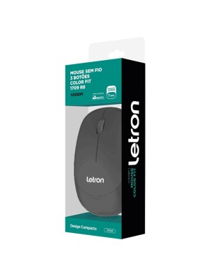 MOUSE SEM FIO 3 BOTOES 1000DPI COLOR FIT PRETO 1709 R8 UN