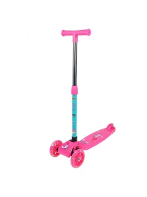 PATINETE INFANTIL 3 RODAS COM LED UNICORNIO DOBRAVEL UN.