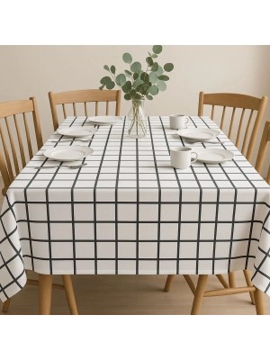 TOALHA DE MESA XADREZ 106X152CM UN.