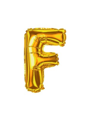 BALAO METALIZADO LETRA F 40CM RIO TIJUCAS