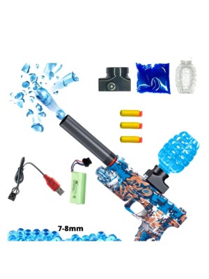 Arma Eletrica Automática Lança Bolinha De Gel  Recarregável