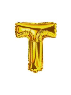 BALAO METALIZADO LETRA T 100CM RIO TIJUCAS