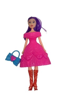 Boneca Pretty Girl com Troca de Roupa Bolsa e Acessório fofo