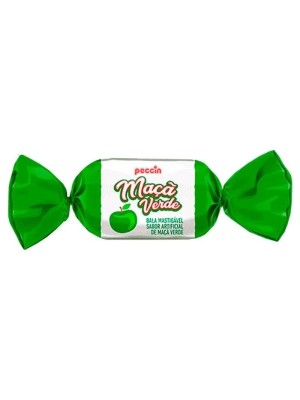 Bala mastigável sabor de maçã verde 400G