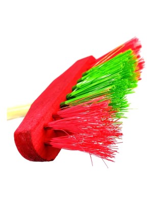 Mini Vassoura De Madeira Brinquedo Infantil Faxina 65cm