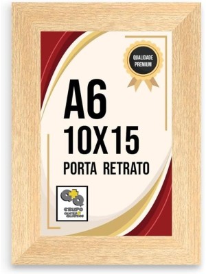 Porta Retrato De Pinus 10x15cm Acetato
