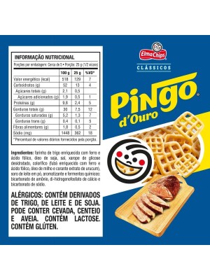 Salgadinho de Trigo Sabor Picanha Elma Chips Pingo Douro 120G