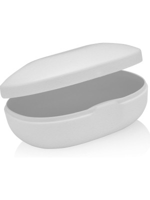 Porta Sabonete De Barra Saboneteira Plástica Atoxica Soft Branco