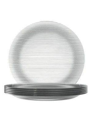 Prato de Vidro Transparente Diamante Vidro Temperado Duralex