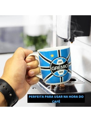 Caneca de Porcelana Urban 300ml Bandeira do Grêmio | Brasfoot Presentes