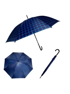 Guarda Chuva Portaria Xadrez Cores Sortidas Cabo Curvo