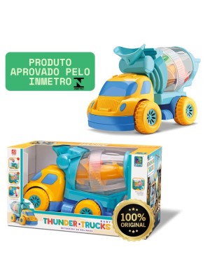 Baby Thunder Trucks Caminhão Betoneira de Bolinhas